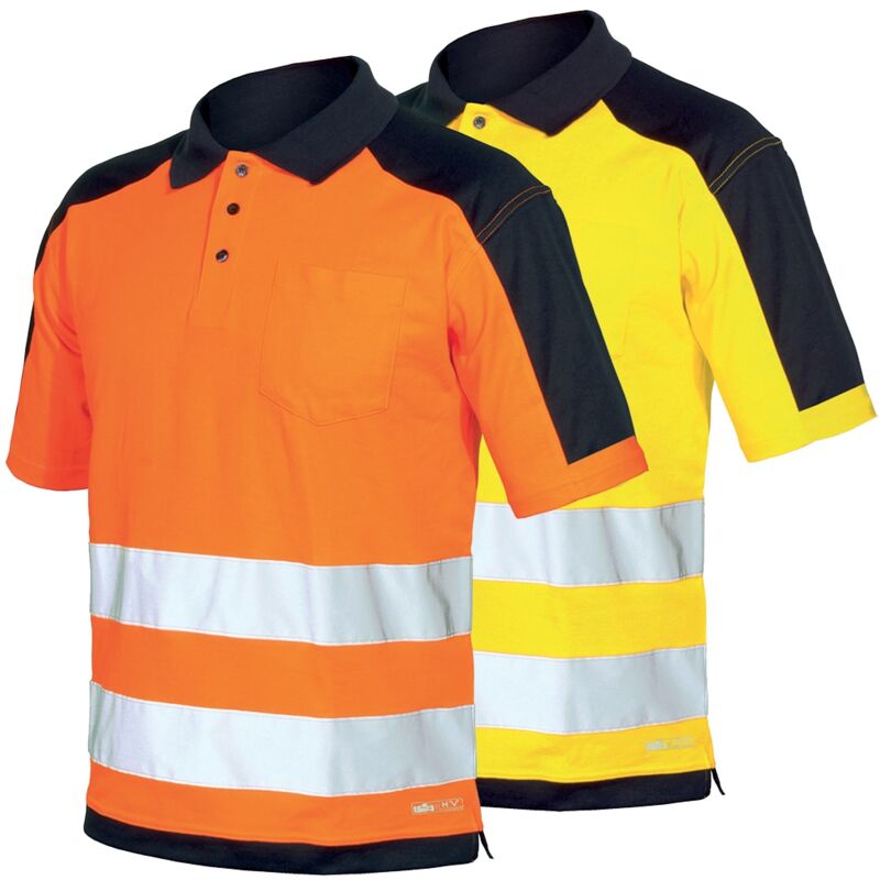 foto del prodotto industrial starter polo da lavoro alta visibilit hv polo shirt 08190 xxl arancione
