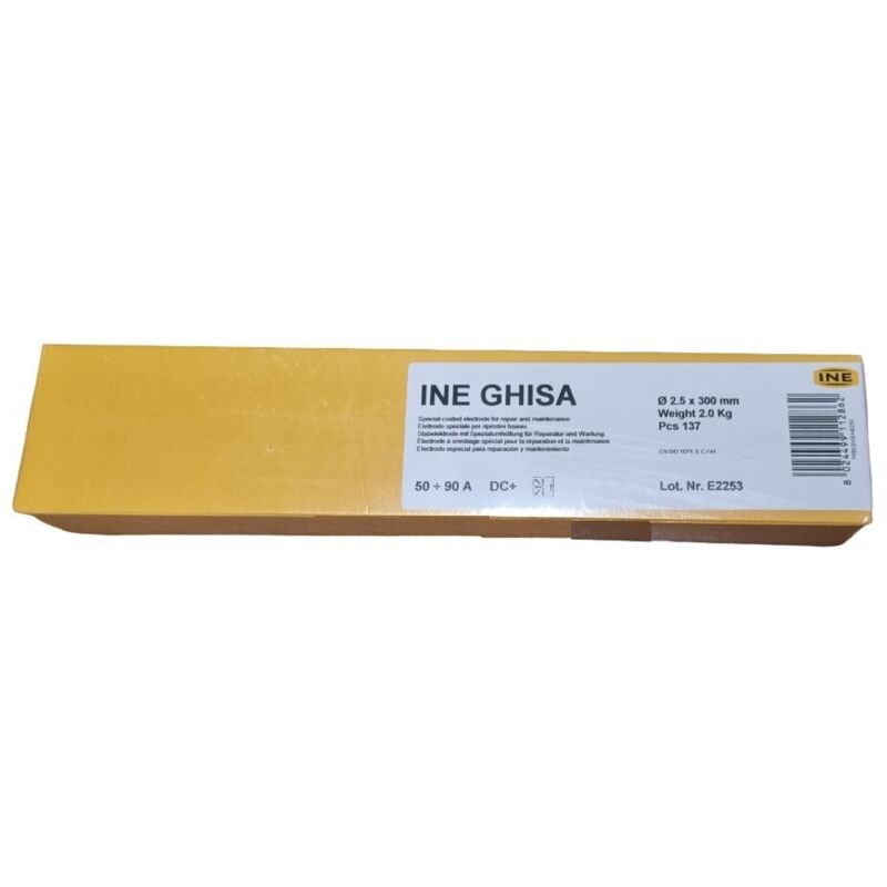 foto del prodotto ine 137 pz elettrodi per saldare ghisa d 25x300mm