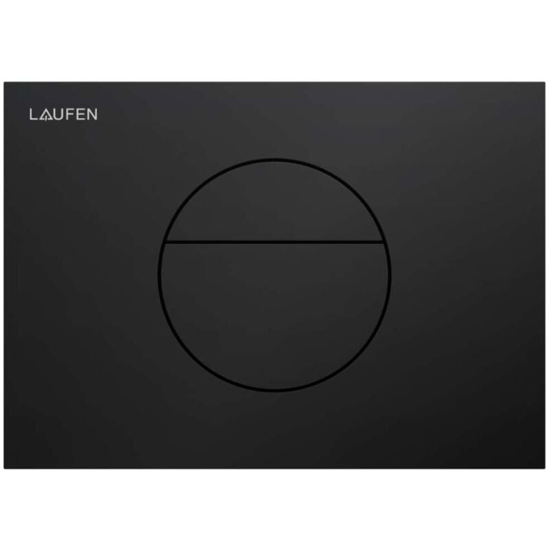 foto del prodotto ineo placca di comando, nero opaco h9001127160001 laufen