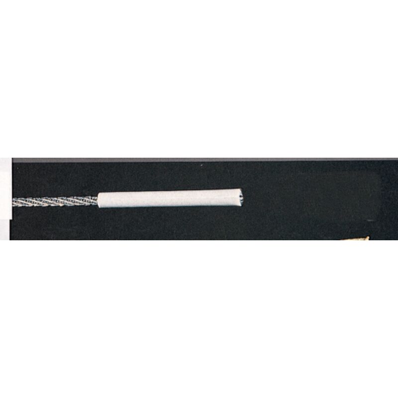 foto del prodotto inferramenta 1 mt filo stendibiancheria biancone zincato pvc bianco 5 mm cavo fune