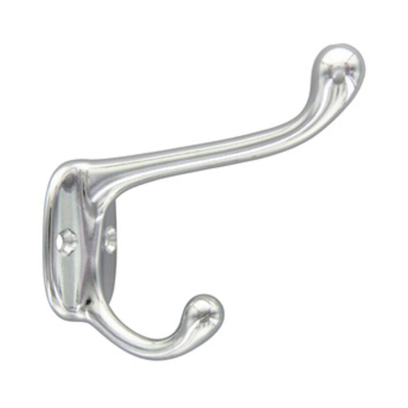 foto del prodotto inferramenta appendiabiti classicmm.78x75 ottone cromato. prezzo per 1 pezzo.