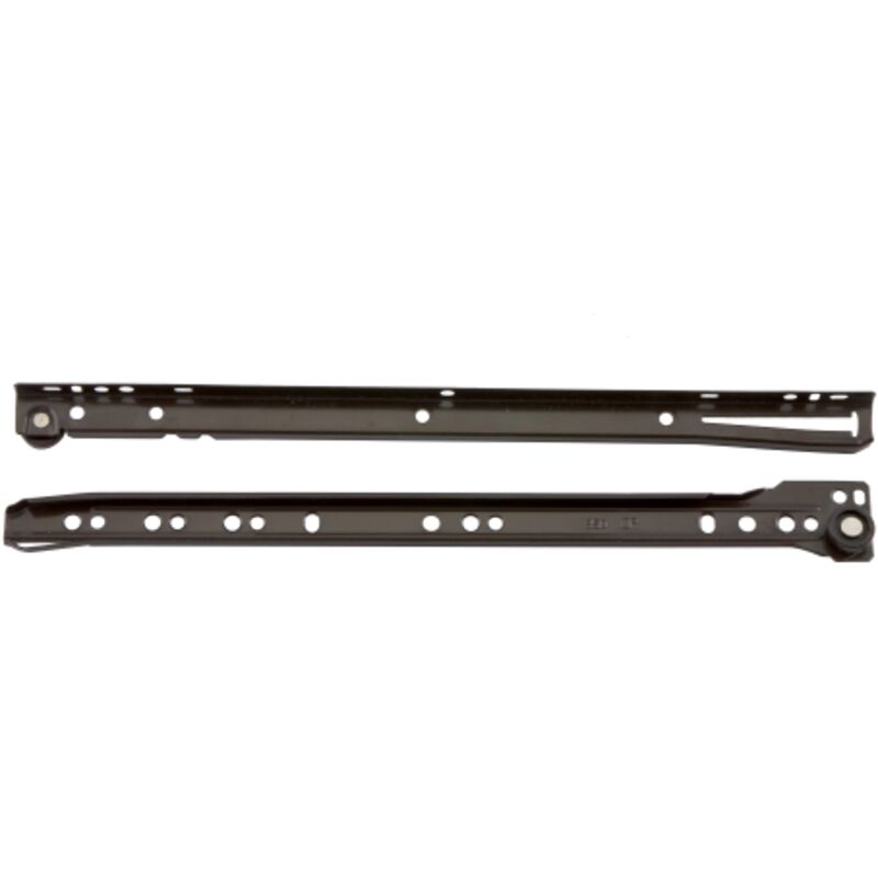 foto del prodotto inferramenta coppia guide per cassetti in acciaio marrone 40 cm guida accessori cassetto