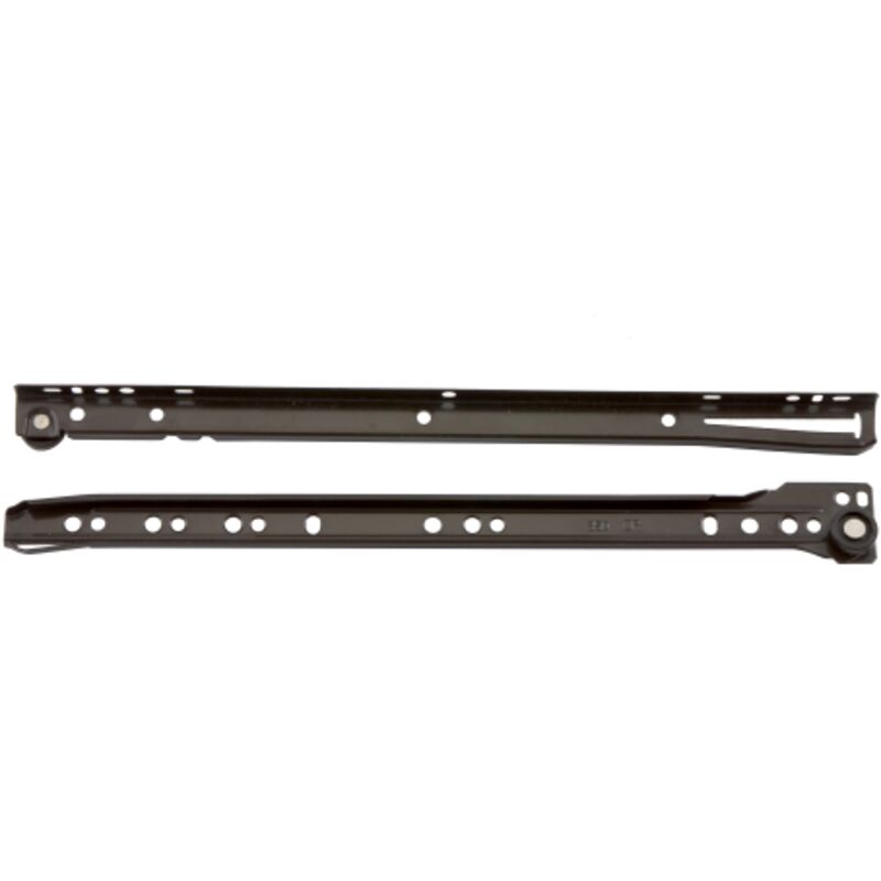 foto del prodotto inferramenta coppia guide per cassetti in acciaio marrone 45 cm guida accessori cassetto