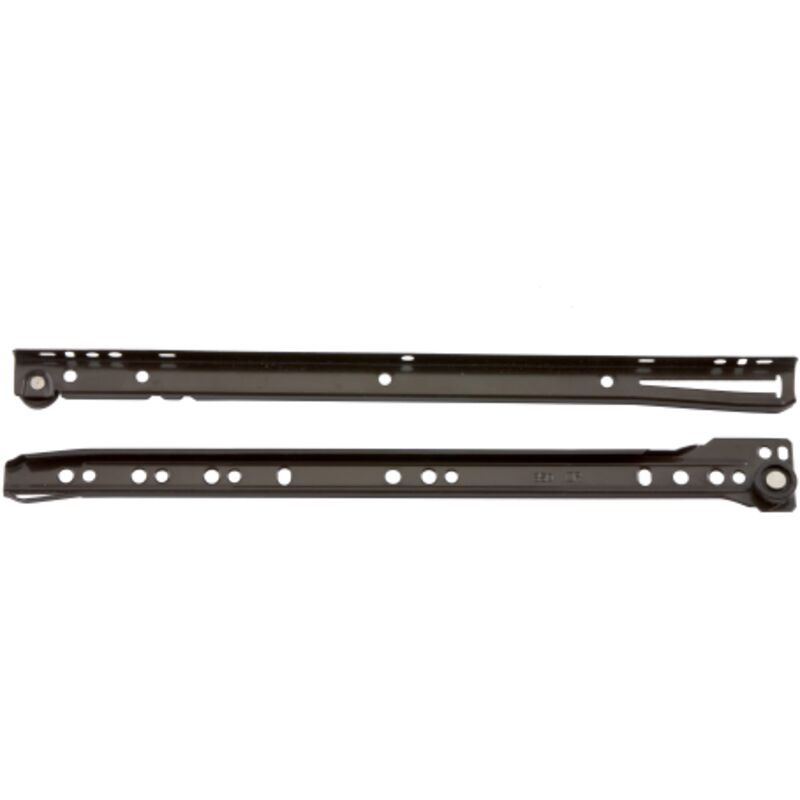 foto del prodotto inferramenta coppia guide per cassetti in acciaio marrone 55 cm guida accessori cassetto