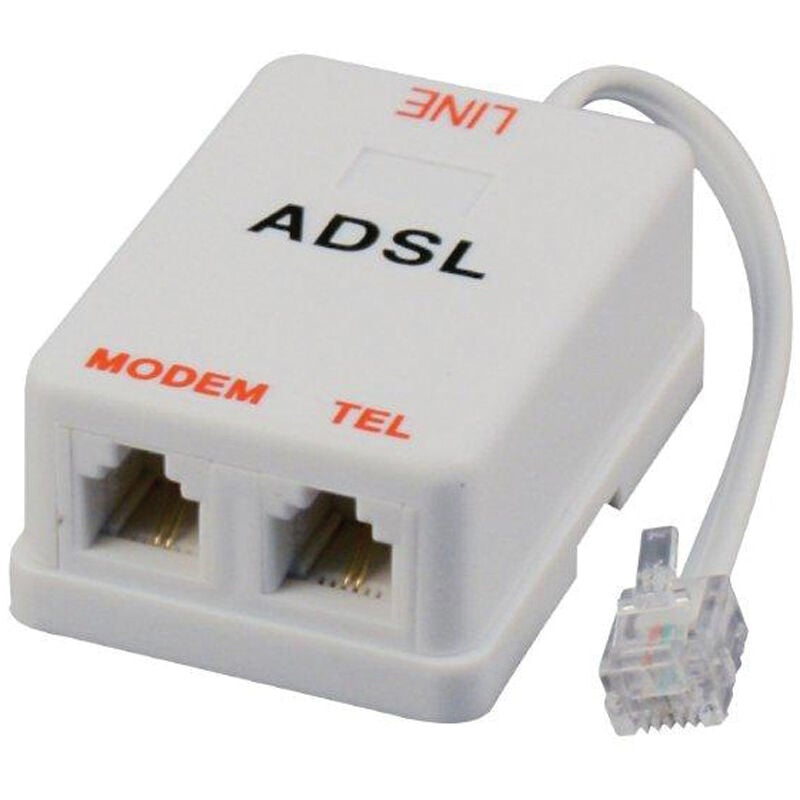 foto del prodotto inferramenta filtro adsl con cavo cm.10. prezzo per 1 pezzo.