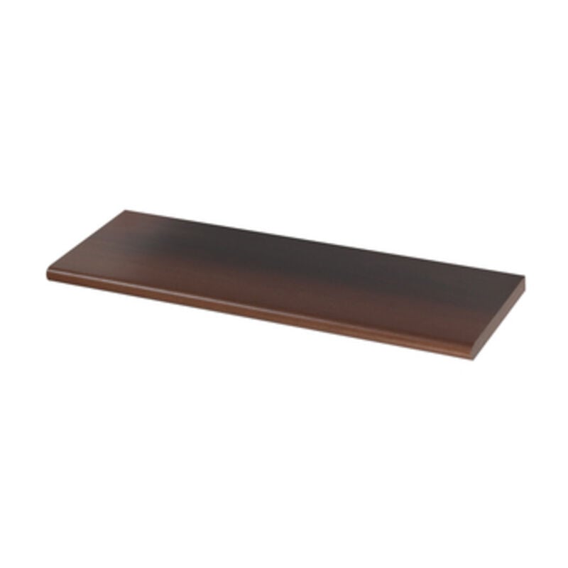 foto del prodotto inferramenta mensola arredam. noce cm. 60x25x2,5. prezzo per 1 pezzo.