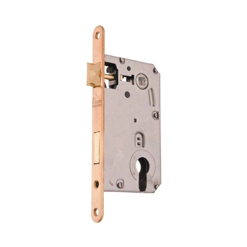foto del prodotto inferramenta patent serratura foro yale ottonata quadro mm 8 interasse mm 85 entrata mm 50
