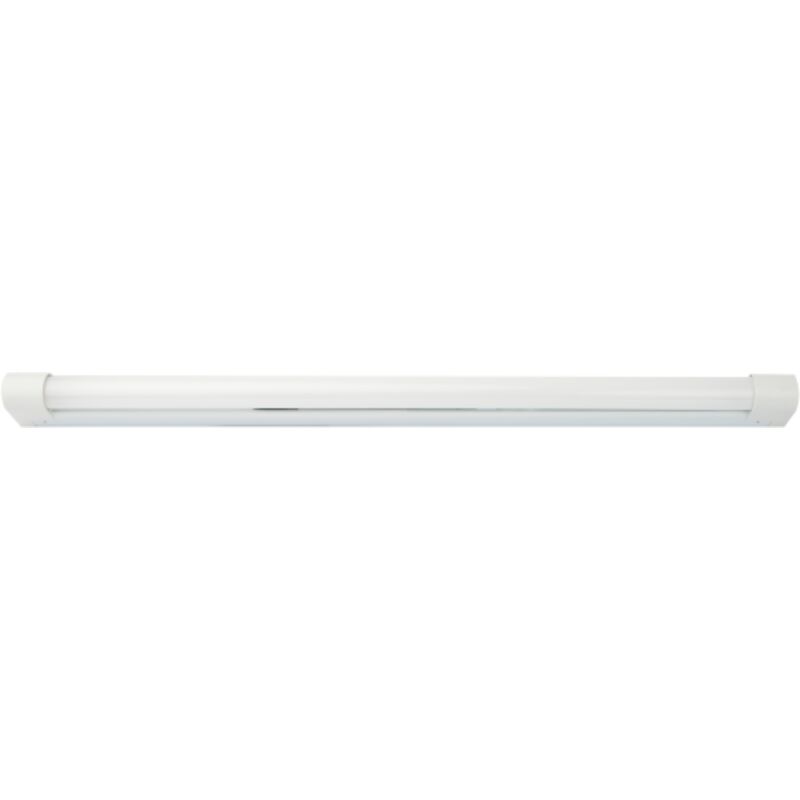 foto del prodotto inferramenta plafoniera reglette lampada al neon 36 w in termo plastica bianca ip20