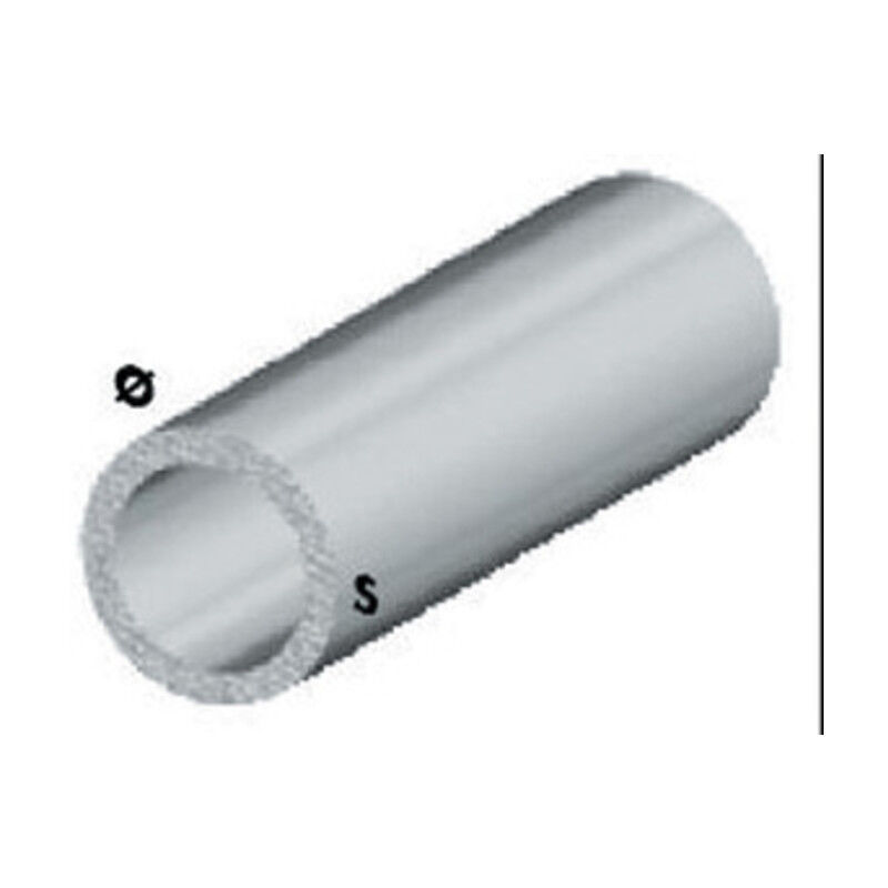 foto del prodotto inferramenta profilo argento h.100 tubo tondo 12x1 . prezzo per 1 pezzo.