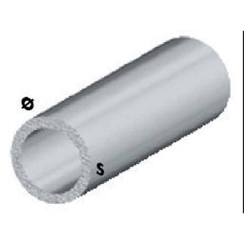 foto del prodotto inferramenta profilo argento h.200 tubo tondo 6x1 . prezzo per 1 pezzo.