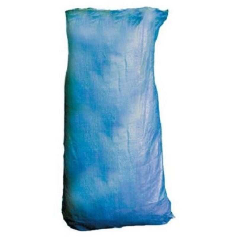 foto del prodotto inferramenta sacco in polipropilene 70 x 120 cm blu portata 100 kg circa per olive frutta verdura grano