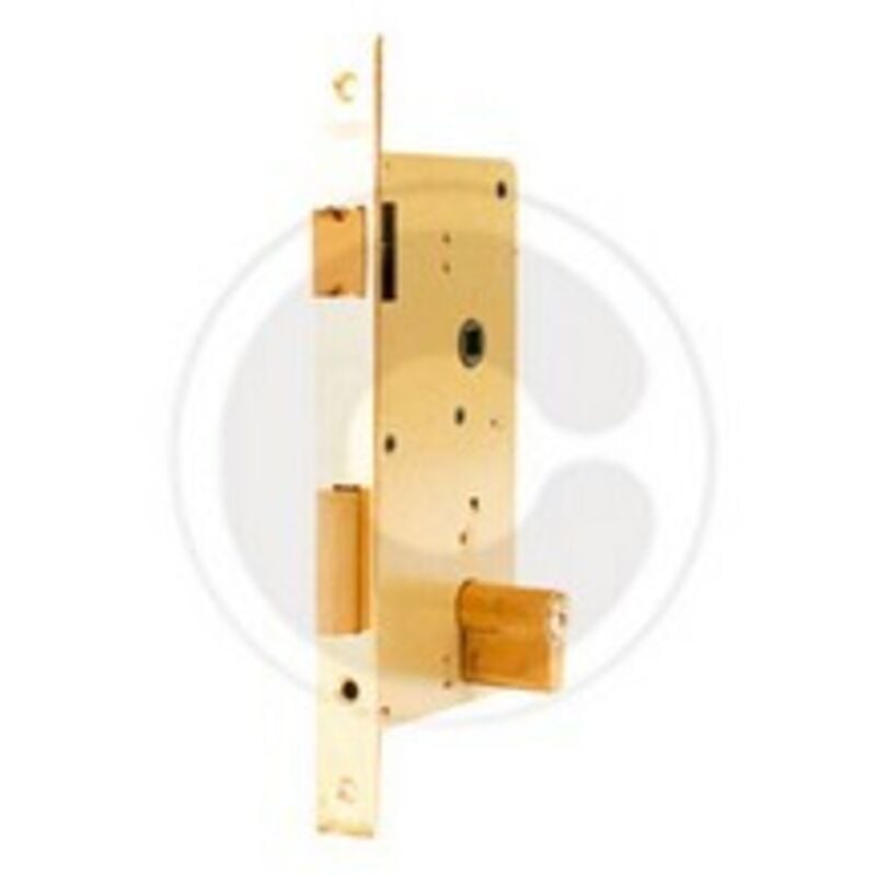 foto del prodotto inferramenta serratura serie matra mm 50 da infilare per legno senza cilindro a 2 mandate