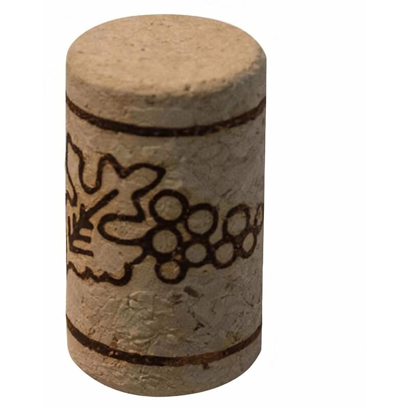 foto del prodotto inferramenta tappo semisintetico tecnocork per bottiglie di vino e spumante 100 pezzi per vini a lungo invecchiamento