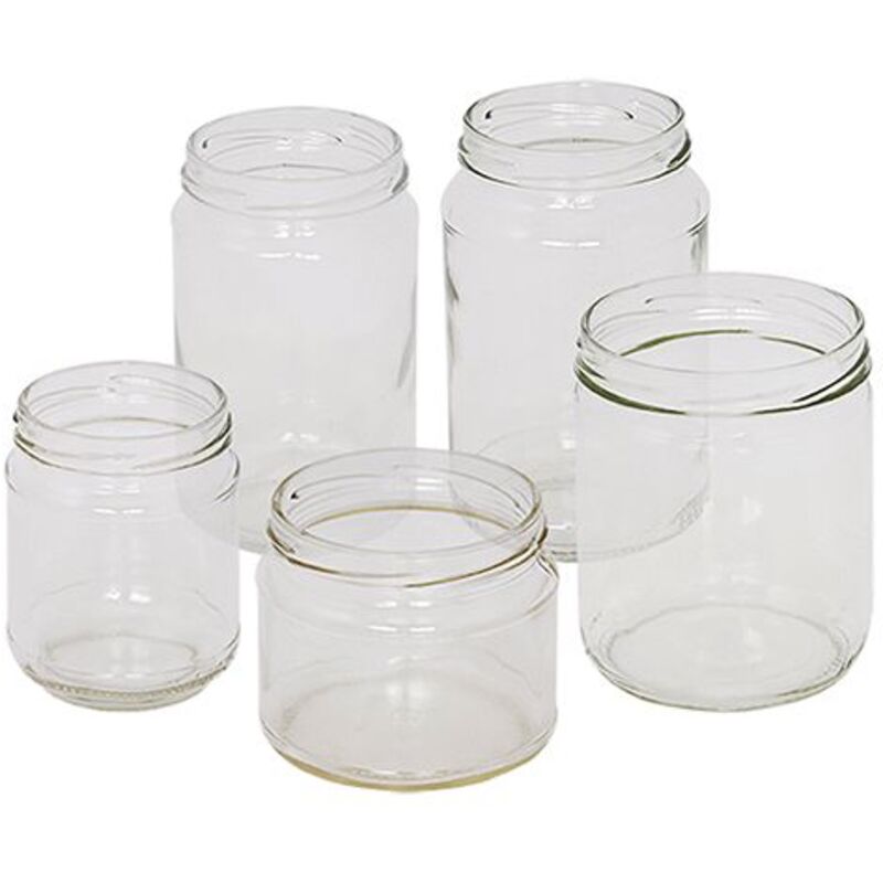 foto del prodotto inferramenta vaso boccaccio in vetro cee per alimenti 425 ml imboccatura twist off 82 mm bianco senza tappo