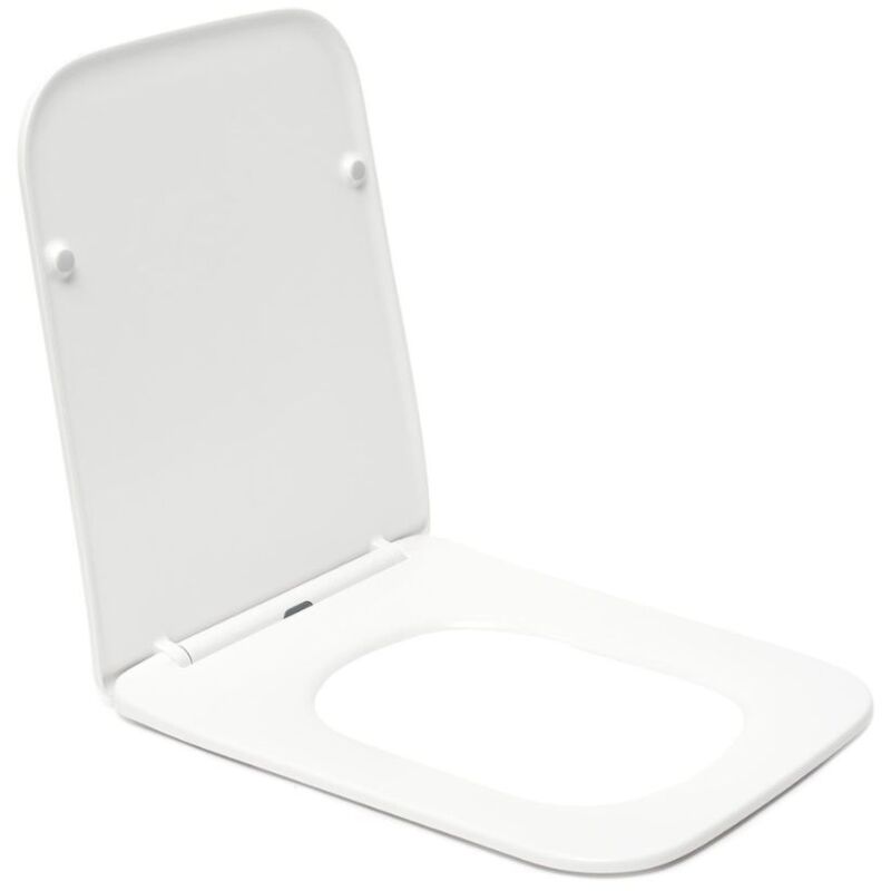 foto del prodotto infinitio sedile rettangolare per wc, con dispositivo anticaduta, bianco satinfp12 swiss aqua technologies