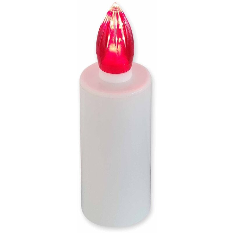 foto del prodotto infinity lumino elettrico a led, durata 365 giorni, bianco con luce intermittente rossa velamp