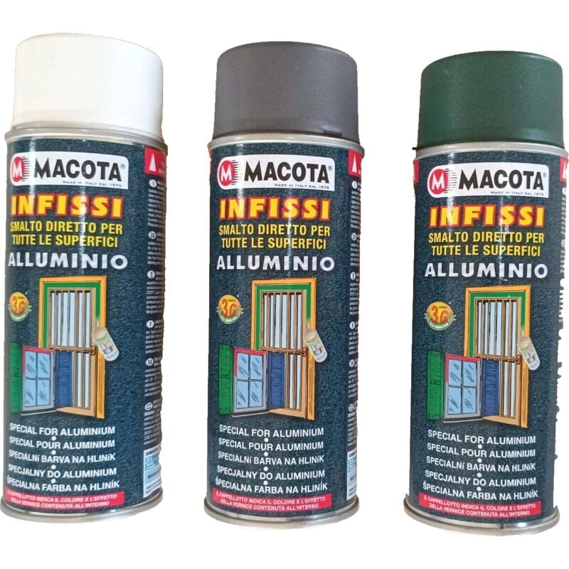 foto del prodotto infissi smalto vernice x infissi alluminio anotizzato grigio michelangelo macota