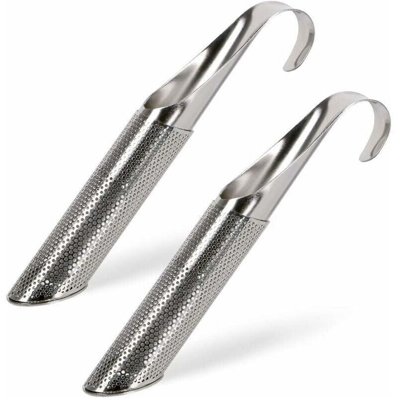 foto del prodotto infusore per t , tubo in acciaio inox, colino per spezie, filtro per t alle erbe, set da 2