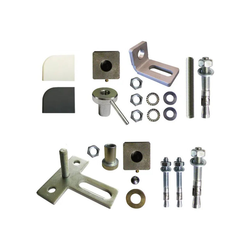foto del prodotto ing fixations kit perno 25x25 mm per cancelli in acciaio con soglia