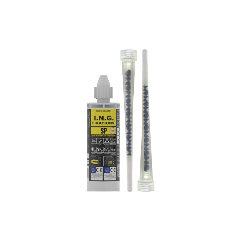 foto del prodotto ing fixations sp cartuccia di resina sigillante metacrilata 170 ml grigio a050025