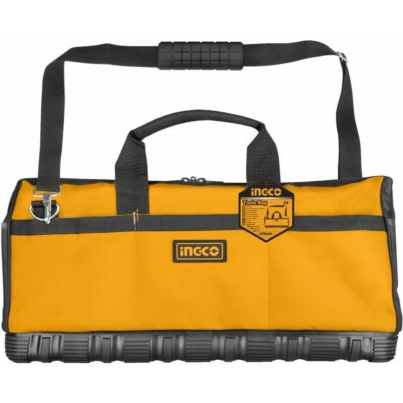 foto del prodotto ingco borsa porta attrezzi base in plastica rinforzata con tracolla 24 da 61 cm