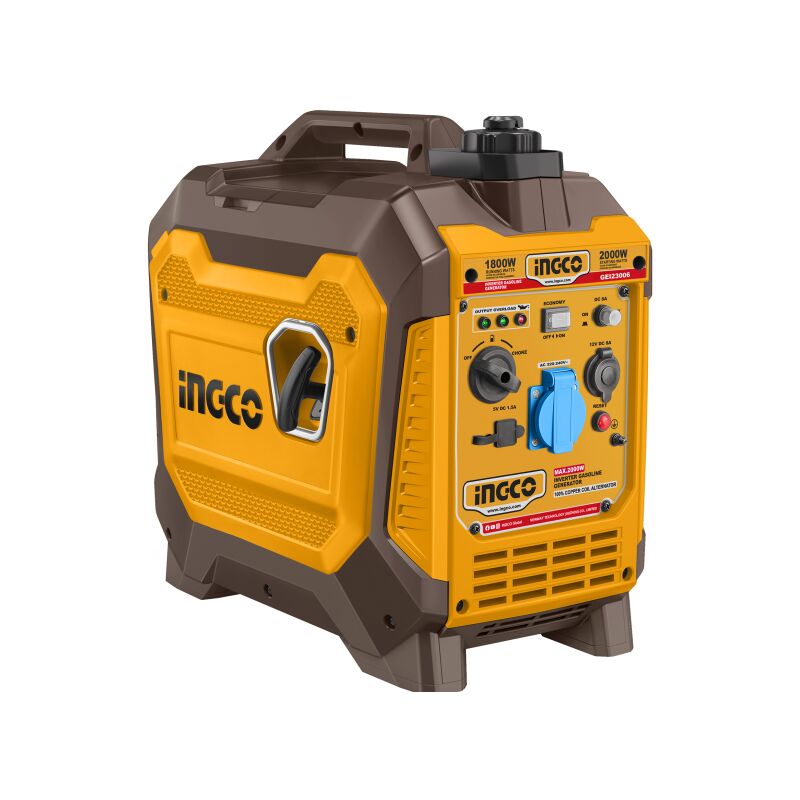 foto del prodotto ingco generatore di corrente inverter a benzina 2kw silenziato gei23006