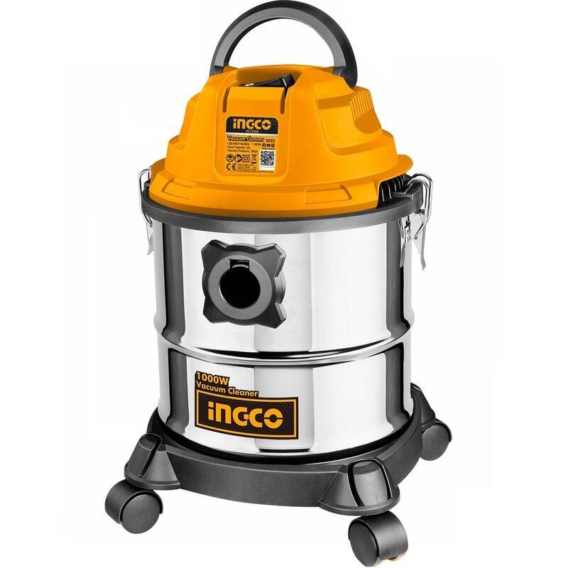 foto del prodotto ingco idroaspiratore aspirapolvere 1000w 12lt polvere e liquidi vc12202