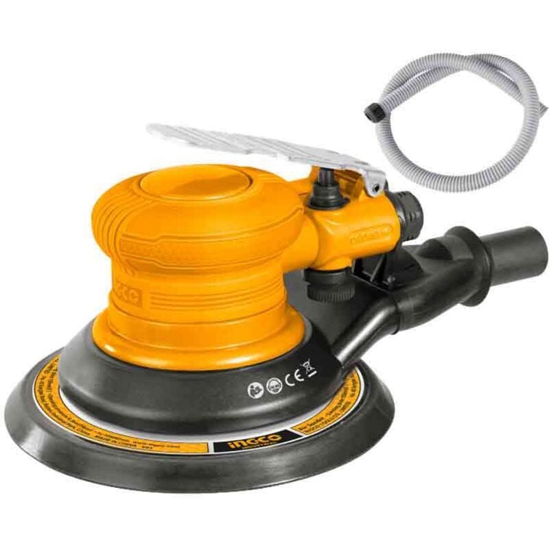 foto del prodotto ingco - levigatrice rotorbitale pneumatica 150 mm 6.3 bar velocità variabile aps1512