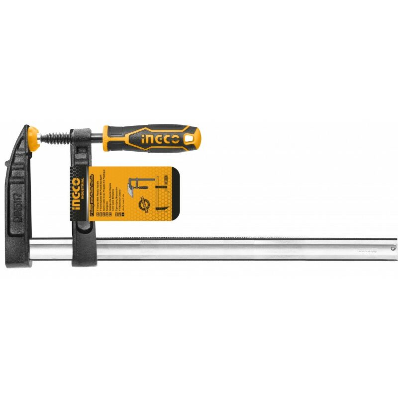 foto del prodotto ingco strettoio 50x200mm a f da falegname in acciaio hfc020502
