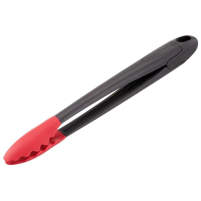 foto del prodotto ingenio smart pinze in silicone nero e rosso lagostina