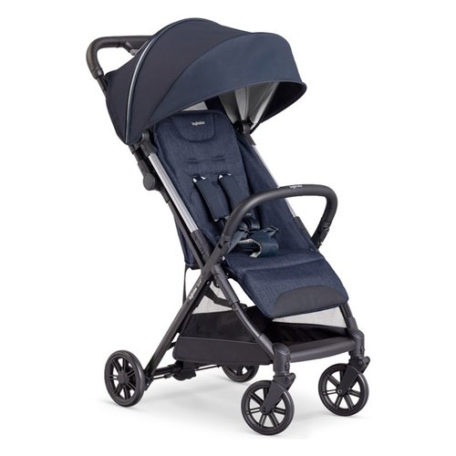 foto del prodotto inglesina quid passeggino ultra leggero compatto pieghevole 0 4 anni 0 22 kg completo di cappotta, cestino porta oggetti e corrimano colore minnight blue ag87r0mdb