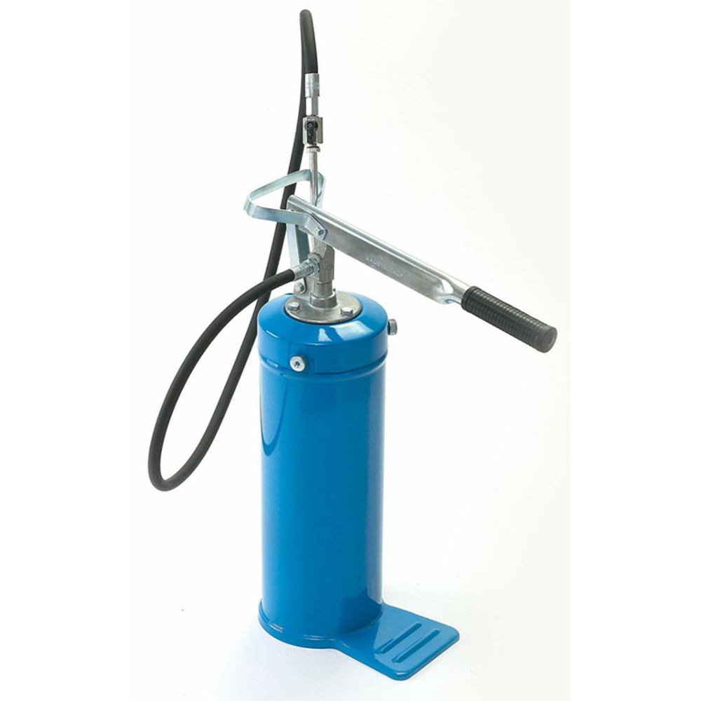 foto del prodotto ingrassatore a barile pompa grasso 8kg completa di testina 1/4 + tubo ama 93166