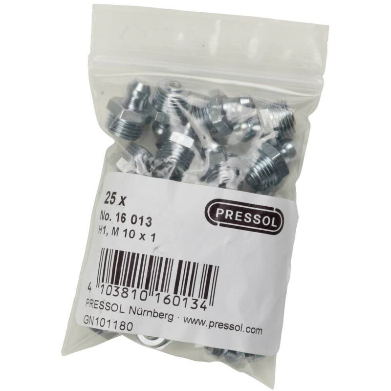 foto del prodotto ingrassatore conico h1 dritto, m 10 x 1 v. 25 pz. pressol