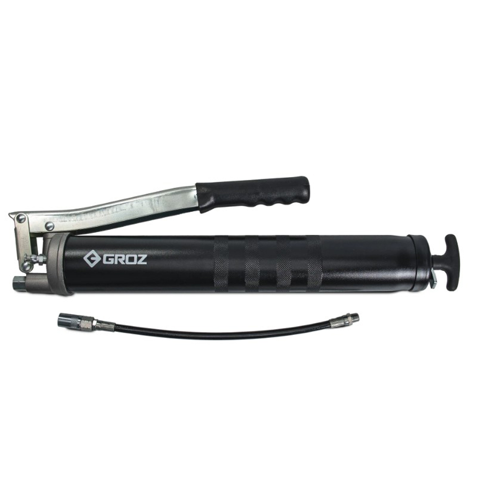 foto del prodotto ingrassatore pistola pompa grasso manuale a leva 600gr 750cc groz g18f/hd/m