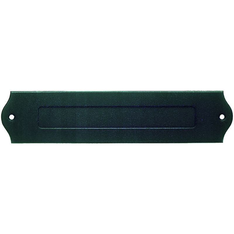 foto del prodotto ingresso cassetta delle lettere 1800 bouvet 260 x 60 mm apertura 170 x 25 mm ferro cementato nero 20083