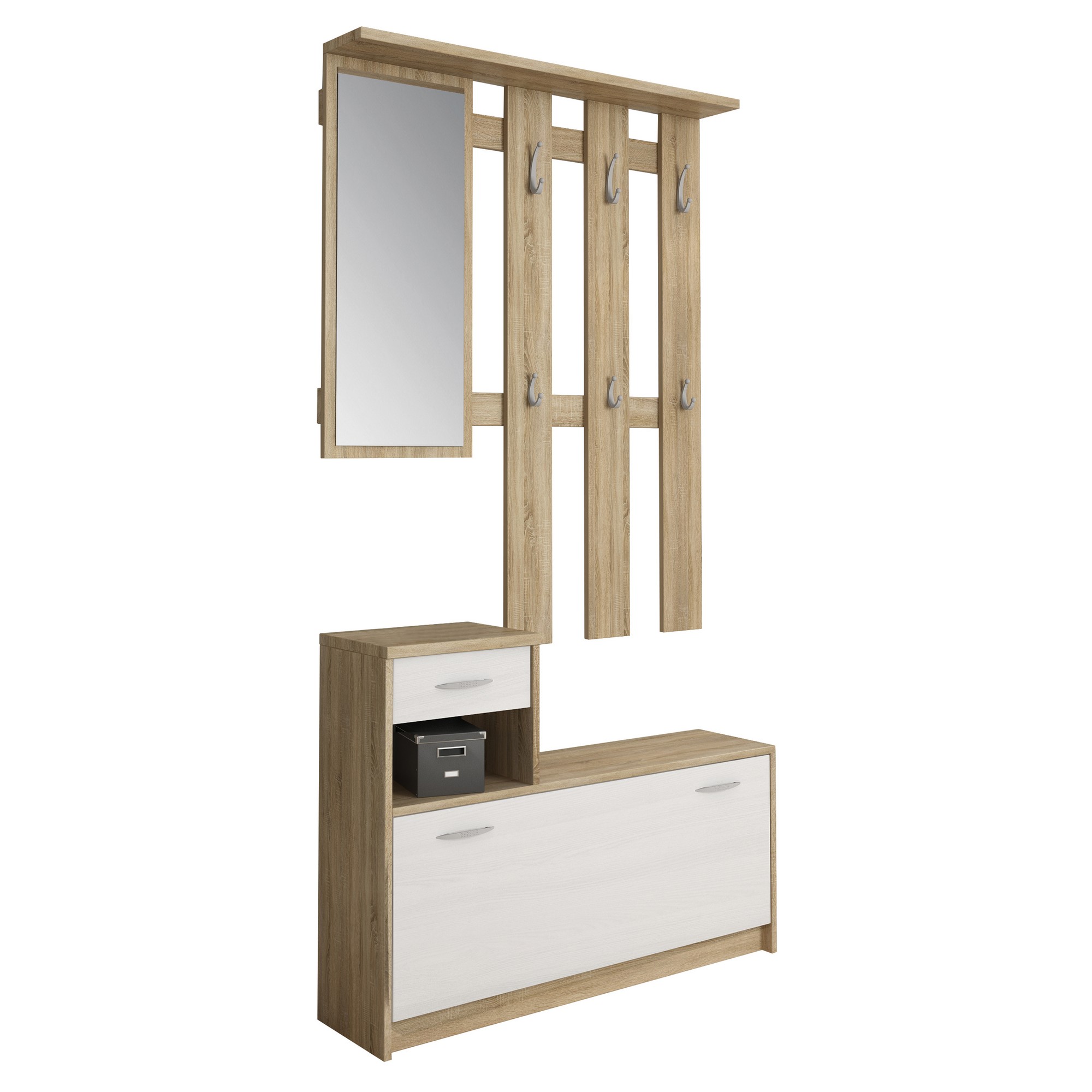 foto del prodotto ingresso effetto legno finitura rovere