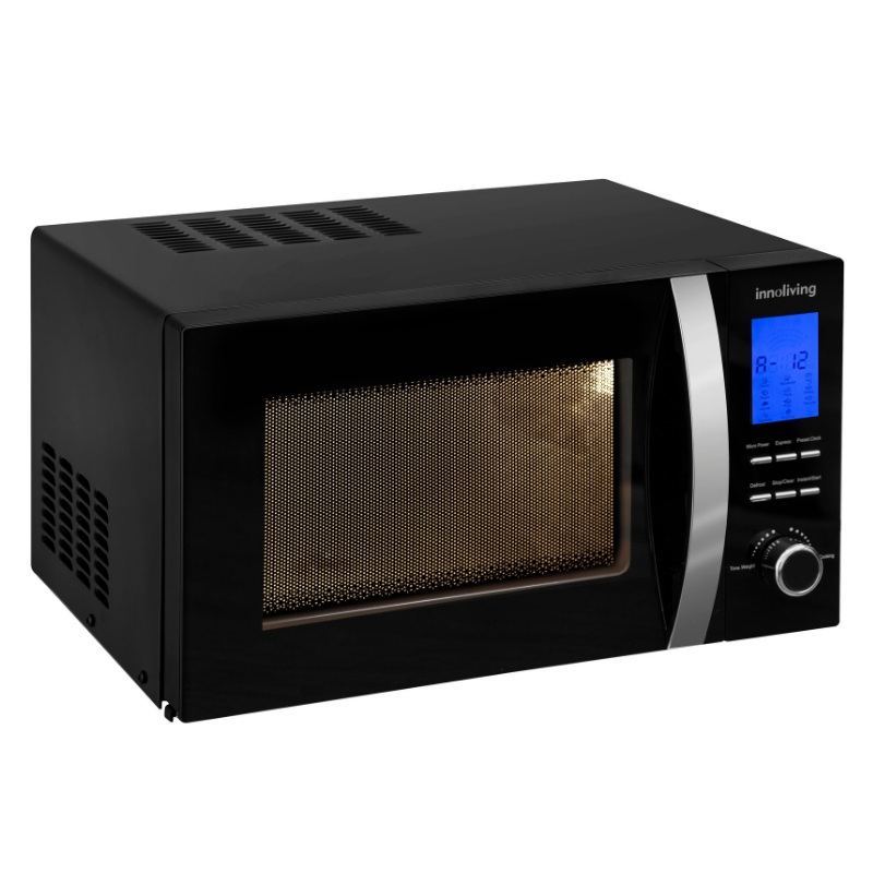 foto del prodotto innoliving forno microonde combinato grill 23lt 1000 800w nero inn 862