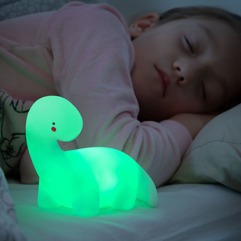 foto del prodotto innovagoods lampada dinosauro led multicolor lightosaurus