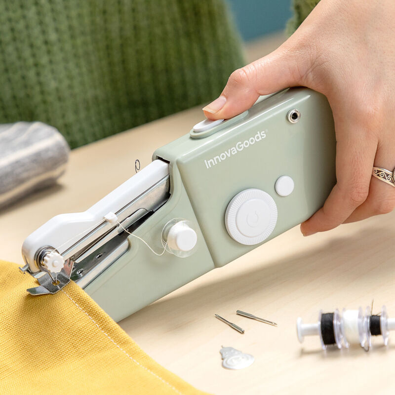 foto del prodotto innovagoods macchina da cucire a mano, portatile da viaggio sewket