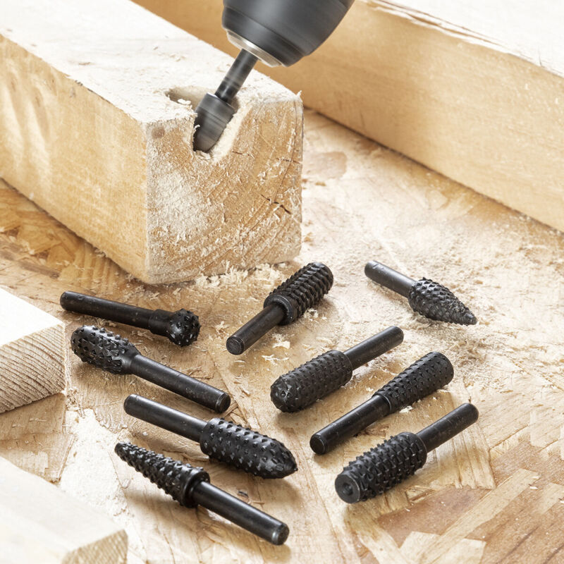 foto del prodotto innovagoods set de driwills punte da trapano 10 pezzi , fora diversi materiali de in modo rapido e semplice, con diverse forme e dimensioni,