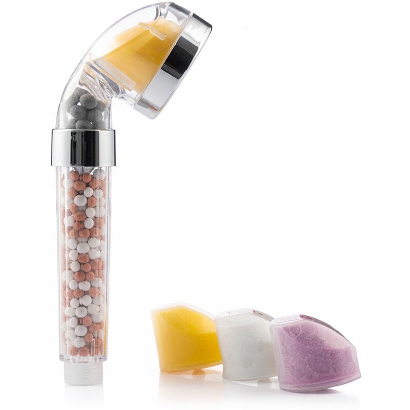 foto del prodotto innovagoods soffione multifunzionale per aromaterapia e minerali shosence v0103229