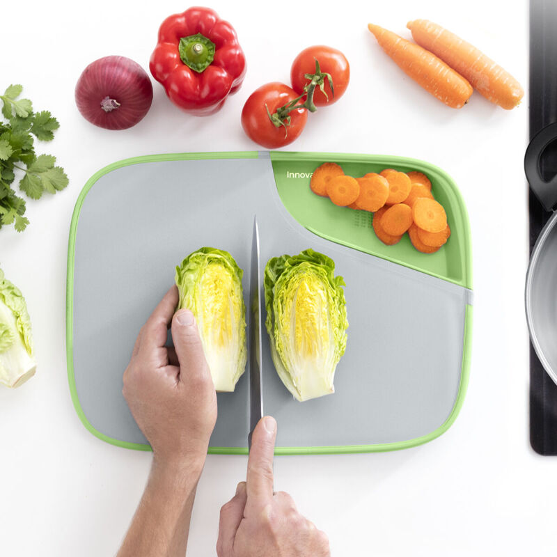 foto del prodotto innovagoods tagliere da cucina reversibile multifunzione reblok