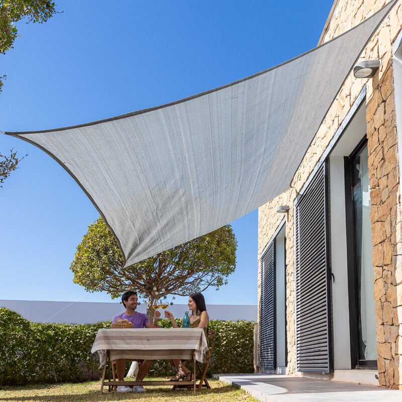 foto del prodotto innovagoods tenda parasole a vela rettangolare reshad 3 x 4 m