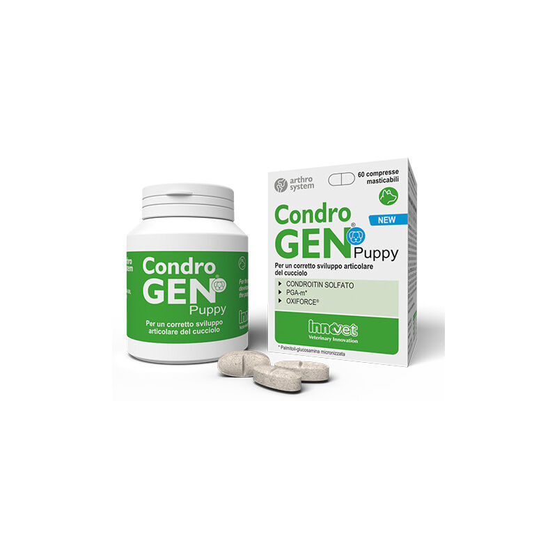 foto del prodotto innovet dog condrogen puppy dog condrogen puppy confezione da 90 compresse