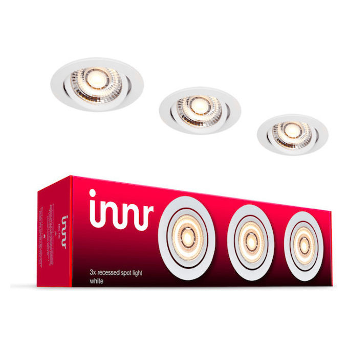 foto del prodotto innr lighting recessed spot light lampada da tavolo bianco 3x350lm
