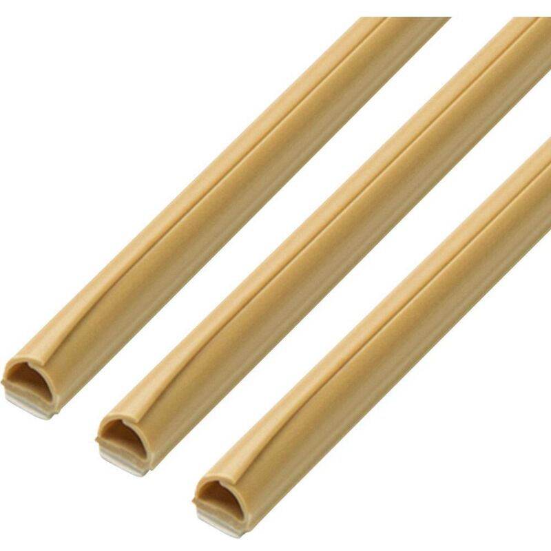 foto del prodotto inofix cablefix 160698 canalina passacavi l x l x a 10 x 10 x 1000 mm 1 kit beige