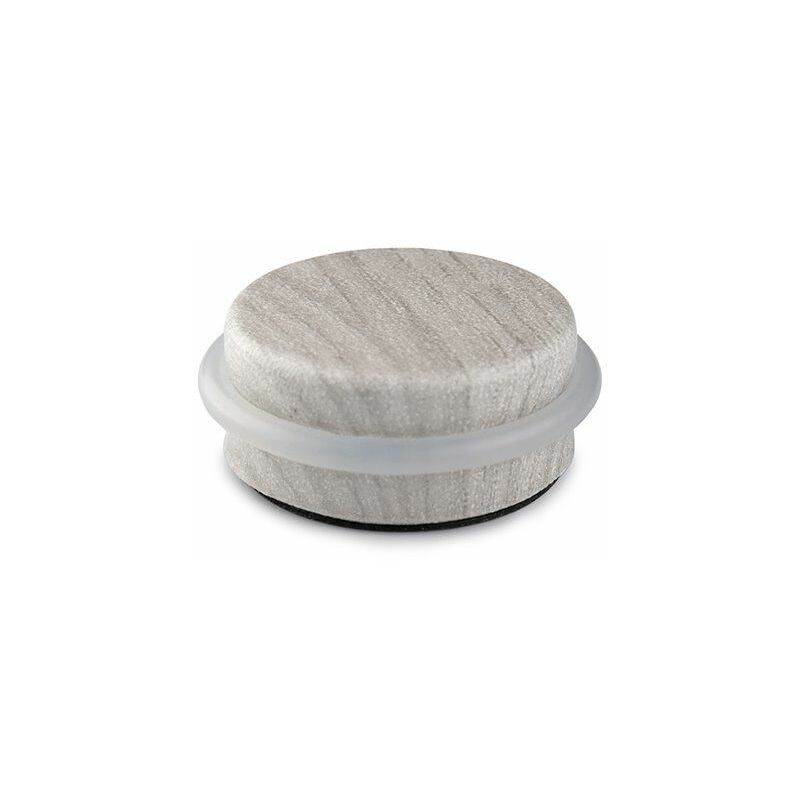 foto del prodotto inofix fermaporta adesivo plastico metallo decorato acero nordico 4,6x1,8cm