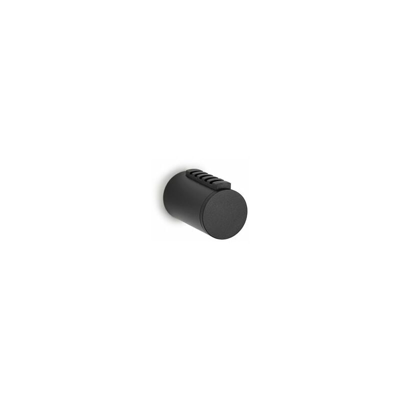 foto del prodotto inofix - gancio cilindrico nero opaco 3087-3