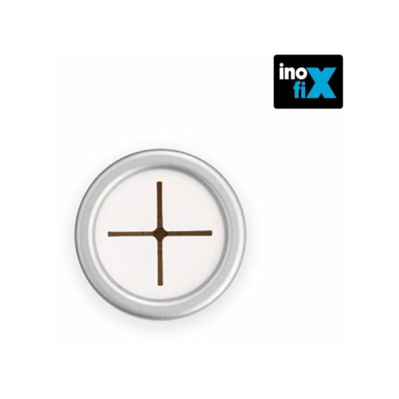 foto del prodotto inofix patter round ad chromeive chrome mat cucina pvc pvcible 42x42mm