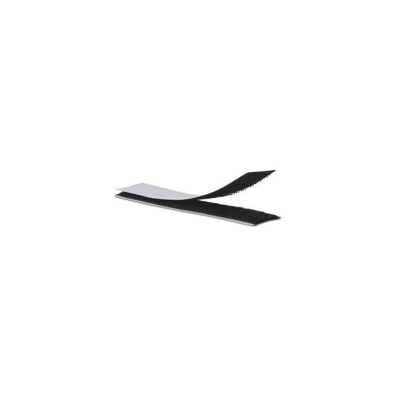foto del prodotto inofix strisce adesive di chiusura a strappo 2x10 cm nero 2143 3